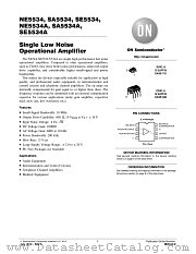 NE5534 datasheet pdf ON Semiconductor