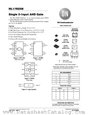 NL17SG08 datasheet pdf ON Semiconductor