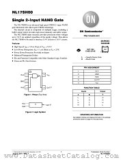 NL17SH00 datasheet pdf ON Semiconductor