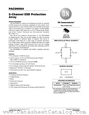 PACDN004 datasheet pdf ON Semiconductor