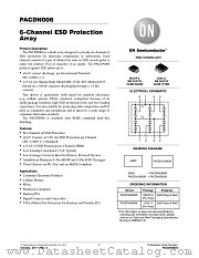 PACDN006 datasheet pdf ON Semiconductor
