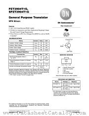 PZT3904T1 datasheet pdf ON Semiconductor