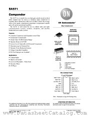 SA571 datasheet pdf ON Semiconductor