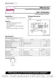 SBA120-18J datasheet pdf ON Semiconductor