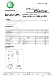 SVC251SPA datasheet pdf ON Semiconductor