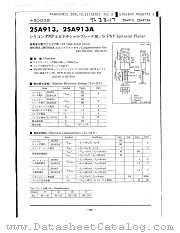 2SA913 datasheet pdf Panasonic