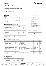 2SC4782 datasheet pdf Panasonic