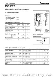 2SC5622 datasheet pdf Panasonic