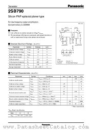 2SD969 datasheet pdf Panasonic