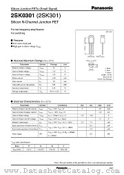 2SK0301 datasheet pdf Panasonic