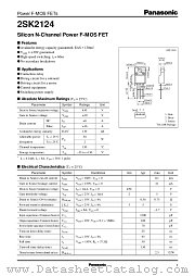 2SK2124 datasheet pdf Panasonic