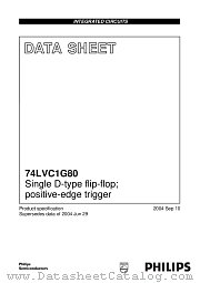 74LVC1G80GV datasheet pdf Panasonic