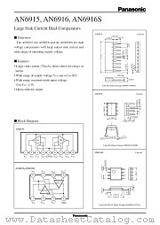 AN6916S datasheet pdf Panasonic