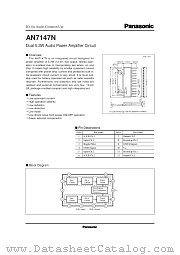 AN7147N datasheet pdf Panasonic