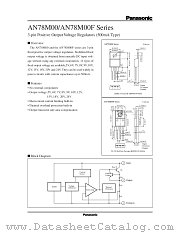 AN78M18F datasheet pdf Panasonic