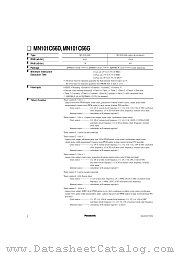 MN101C66D datasheet pdf Panasonic