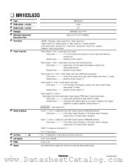 MN102L62G datasheet pdf Panasonic