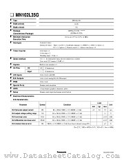 MN102L35G datasheet pdf Panasonic