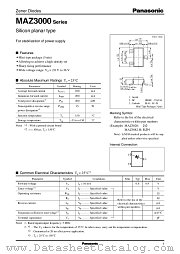 MAZ3068-H datasheet pdf Panasonic