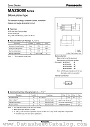 MAZS0510M datasheet pdf Panasonic