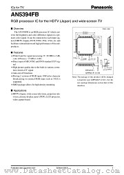 AN5394FB datasheet pdf Panasonic