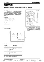 AN5764N datasheet pdf Panasonic