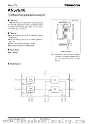 AN5767K datasheet pdf Panasonic