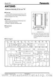 AN7299S datasheet pdf Panasonic