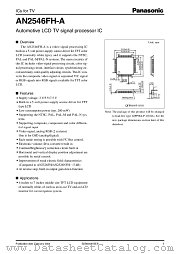 AN2546FH-A datasheet pdf Panasonic