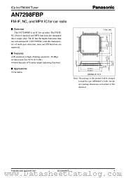 AN7298FBP datasheet pdf Panasonic
