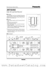 AN7354SC datasheet pdf Panasonic