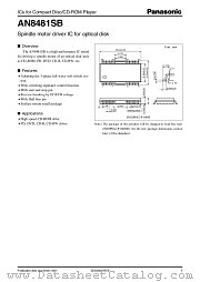 AN8481SB datasheet pdf Panasonic