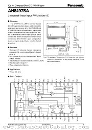 AN8497SA datasheet pdf Panasonic