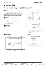 AN1201SM datasheet pdf Panasonic