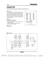 DN8667NS datasheet pdf Panasonic