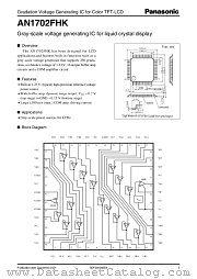 AN1702FHK datasheet pdf Panasonic