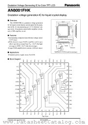 AN8001FHK datasheet pdf Panasonic