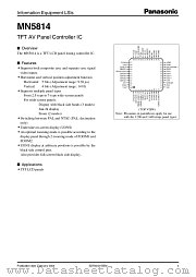 MN5814 datasheet pdf Panasonic