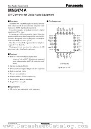 MN6474A datasheet pdf Panasonic