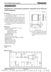 AN6095SH datasheet pdf Panasonic
