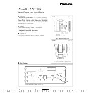 AN6780S datasheet pdf Panasonic