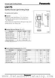 LN175 datasheet pdf Panasonic