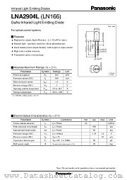 LN166 datasheet pdf Panasonic