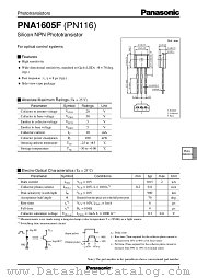 PNA1605F datasheet pdf Panasonic