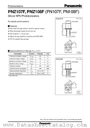 PNZ108F datasheet pdf Panasonic