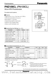 PN109CL datasheet pdf Panasonic