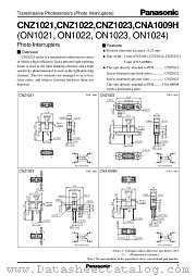 CNZ1023 datasheet pdf Panasonic