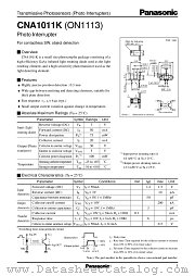 CNA1011K datasheet pdf Panasonic