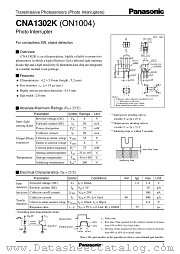 CNA1302K datasheet pdf Panasonic