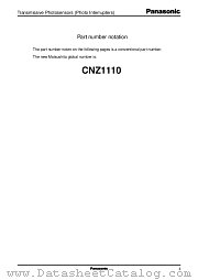 CNZ1110 datasheet pdf Panasonic